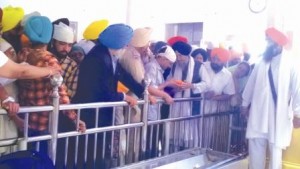 Arvind Kejriwal  went to sri Anandpur Sahib