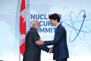 Nuclear Security Summit Trudeau & Modi 1 copy copy