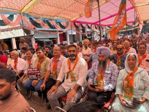 ਨਸ਼ਾ ਮੁਕਤ ਪੰਜਾਬ ਰੈਲੀ ਦੌਰਾਨ ਭਾਜਪਾ ਆਗੂ ਹਰਦੇਵ ਸਿੰਘ ਉੱਭਾ ਤੇ ਕੌਸ਼ਲਰ ਗੁਰਪ੍ਰੀਤ ਕੌਰ ਉੱਭਾ ਨੇ ਸਾਥੀਆਂ ਸਮੇਤ ਕੀਤੀ ਸ਼ਮੂਲੀਅਤ